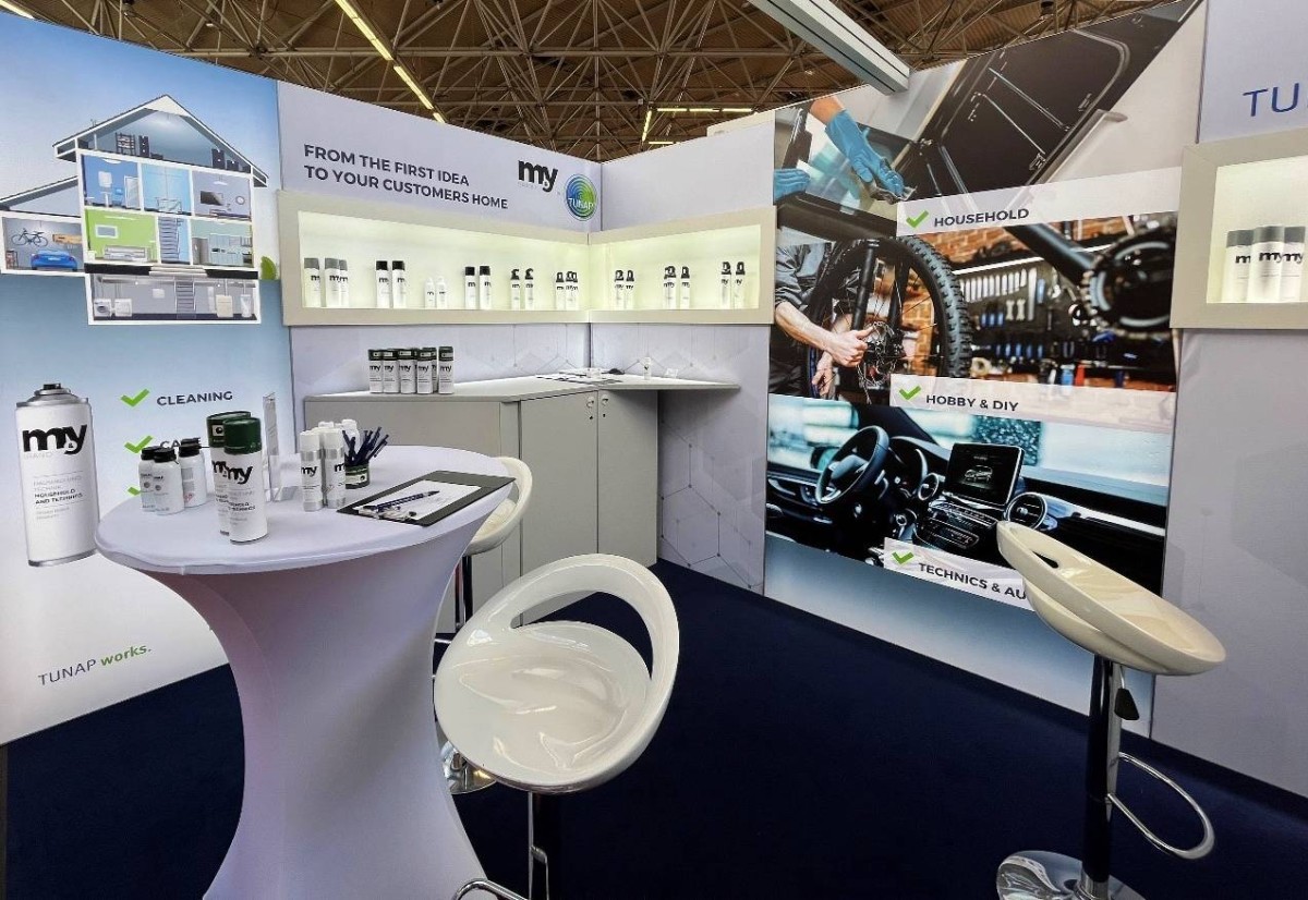 The TUNAP booth at the PLMA 2022. The TUNAP booth at the PLMA 2022.